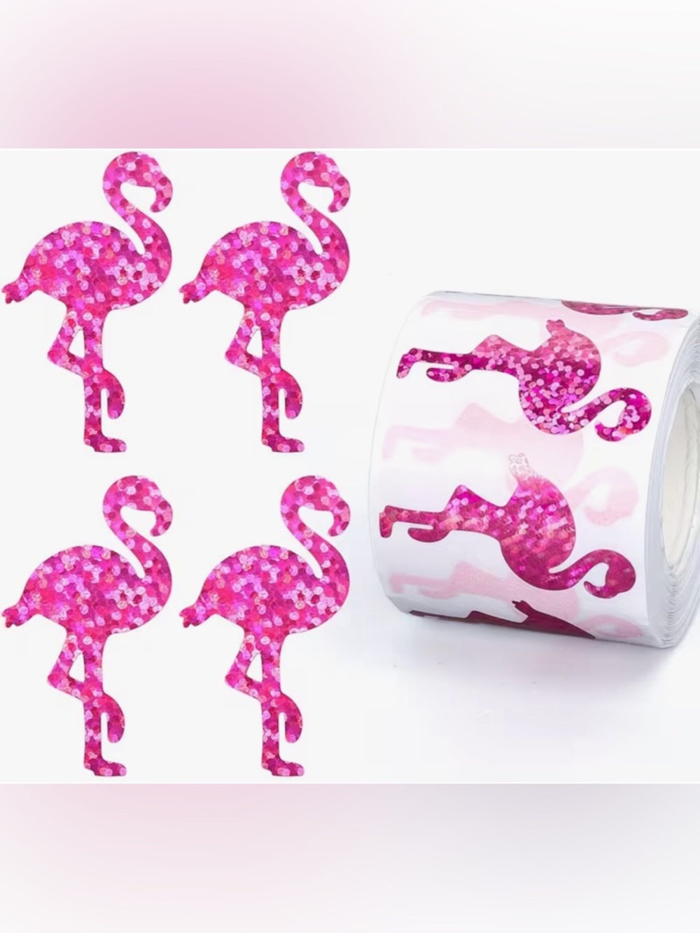 Holographic Glitter Sticker Rolls of 100 - Choose 1 - Picture 10 of 10